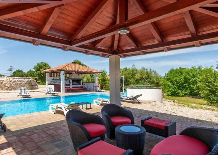 Villa Grande Heated Pool&Whirpool&Sauna&Pet Friendly Krk Villa Gostinjac